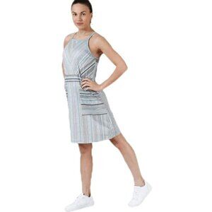 Prana Womens Ardor Agave Samba Sleeveless Activewear Mini Dress Multi Size XL